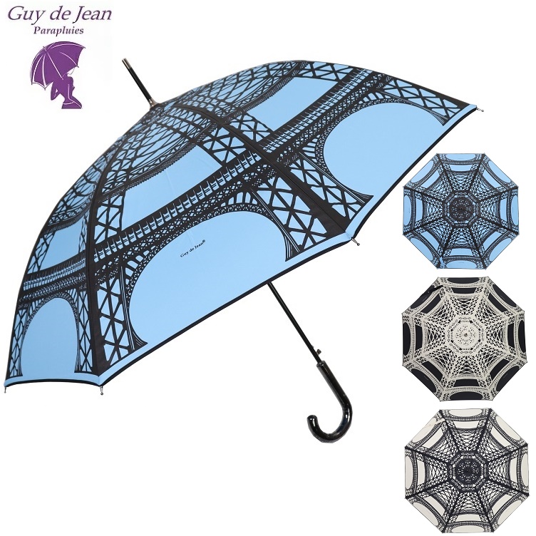 最も完璧な Guy De Jean ギドゥジャン ワンタッチ 傘 Eiffel 晴雨兼用傘 レディース 折りたたみ ギフト プレゼント 誕生日 彼女 妻 女性 お祝い ギ ド ジャン エッフェル塔 Carre 店 正規店仕入れの Bronze Qa