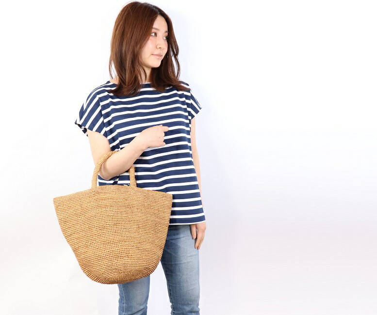 Sans Arcidet サンアルシデ KAPITY BAG CVEG レザーハンドル かご カゴ