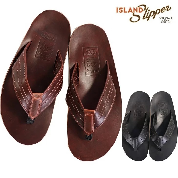 Island Slipper 島スリッパ 21ss サンダル 茶 ジェニュイン ホーウィン 皮革 Genuine Horween Leather Ib03hl ビーチサンダル ビーサン メンズ トング 男子 貰い物 御洒落 ハワイ州 生みの親の年代 Lisaproject Eu