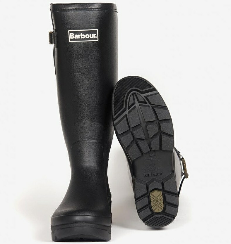 市場 Barbour ロングブーツ Wellingtons ビード MRF0016 レインシューズ ラバー レインブーツ Tempest バブアー