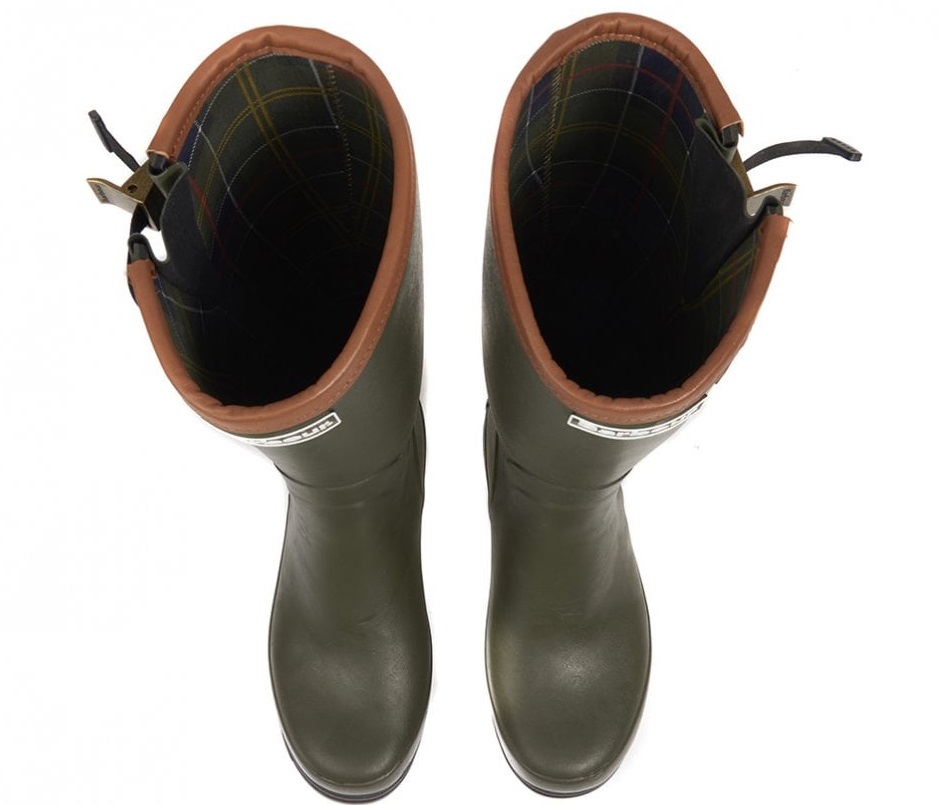 市場 Barbour ロングブーツ Wellingtons ビード MRF0016 レインシューズ ラバー レインブーツ Tempest バブアー