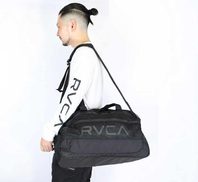 市場 RVCA ルーカ バッグ ダッフルバッグ ショルダーバッグ ボストンバッグ 大容量 スポーツバッグ ジムバッグ VA GYM DUFFLE 防水  男女兼用 ユニセックス 部活 おしゃれ スポーツ メンズ レディース ルカ ロゴ コットン素材 AVYBA00118 ゴルフ ポーチ 旅行バッグ  fucoa.cl