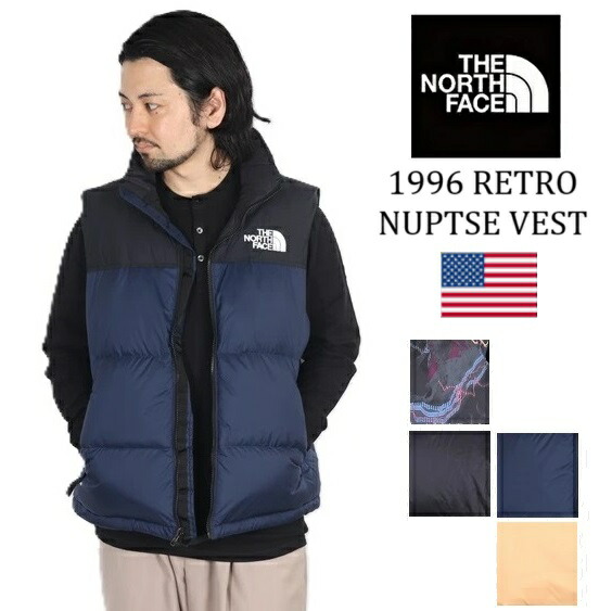 THE NORTH FACE ヌプシ ベスト　ネイビー 700フィル THE NORTH FACE ノースフェイス メンズ ダウンベスト ヌプシ