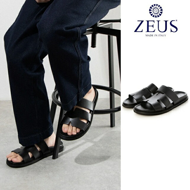 楽天市場】ZEUS ゼウス サンダル 23002 メンズ レザー