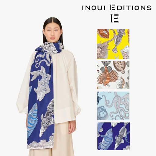 INOUI EDITIONS イヌイエディションズ コットン シルク ストール REVERIE スカーフ COTTON inouitoosh イヌイトゥーシュ 春夏 2025SS プレゼント ギフト 母の日 ET211PO04 ET211PO02 ET211PO29 ET211PO09 タコ 20,860円