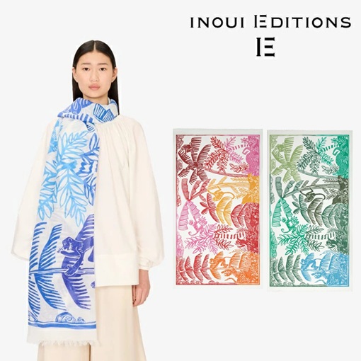 INOUI EDITIONS イヌイエディションズ コットン リネン ストール REVERIE スカーフ COTTON inouitoosh イヌイトゥーシュ 春夏 2025SS プレゼント ギフト 母の日