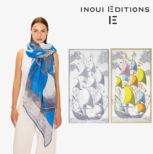 即納 INOUI EDITIONS イヌイエディションズ スカーフ CA211AS14 楽天市場】INOUI EDITIONS イヌイエディションズ シルク