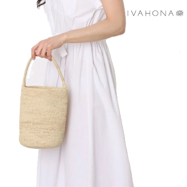 イバオナ IVAHONA トート型 ミニバッグ カゴバッグ トートバッグ レディース ラフィア バッグ 春夏 2026 ECOBAG AMOTIF SAC ECONOMIQUE NO.3