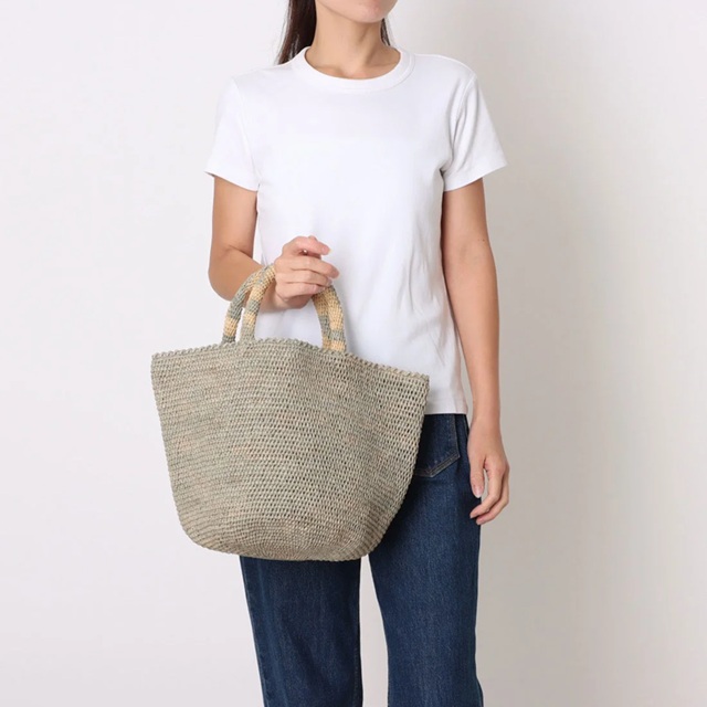 Sans Arcidet サンアルシデ KAPITY BAG CVEG レザーハンドル かご カゴ