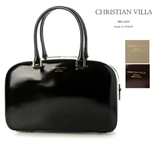 CHRISTIAN VILLA  クリスチャンヴィラ お手て 御徒面子  2WAY  ショルダーバッグ レディース イタリア製 牛皮 硝子なめし革 6150 柳橋唯さん着付けるひな形 6218 新色つや 26SS