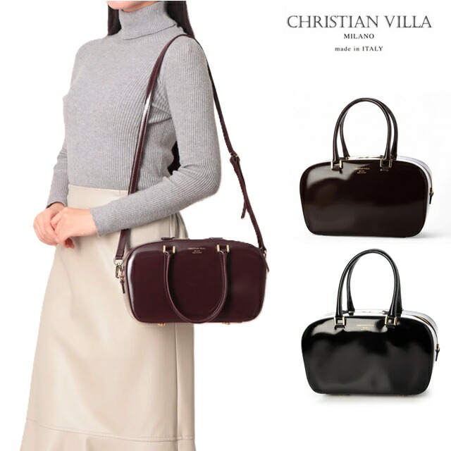 CHRISTIAN VILLA クリスチャンヴィラ ハンドバッグ新品¥24000 viajero-chocolat_christian-s