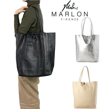 MARLON FIRENZE マーロンフィレンツェ レザートートバッグ レディース イタリア製 本革 御徒面子 小物 革 A4 赤いこと 黒いこと クロコ 黄味がかった 黄色 白いこと 大静電容量 通い BS0002 BS0001