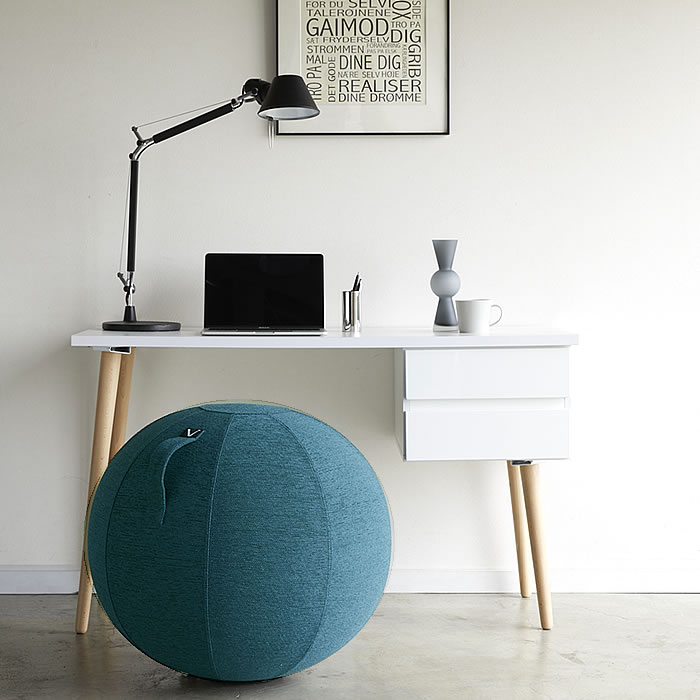 vivoraバランスボールシーティングボールルーノシェニール65cmカバー付き二重構造sittingballchairsLUNOChenille破裂防止ポンプ付体幹トレーニングヨガ筋トレ宅トレ室内運動器具姿勢骨盤矯正椅子座椅子ながらフィットネスエクササイズ