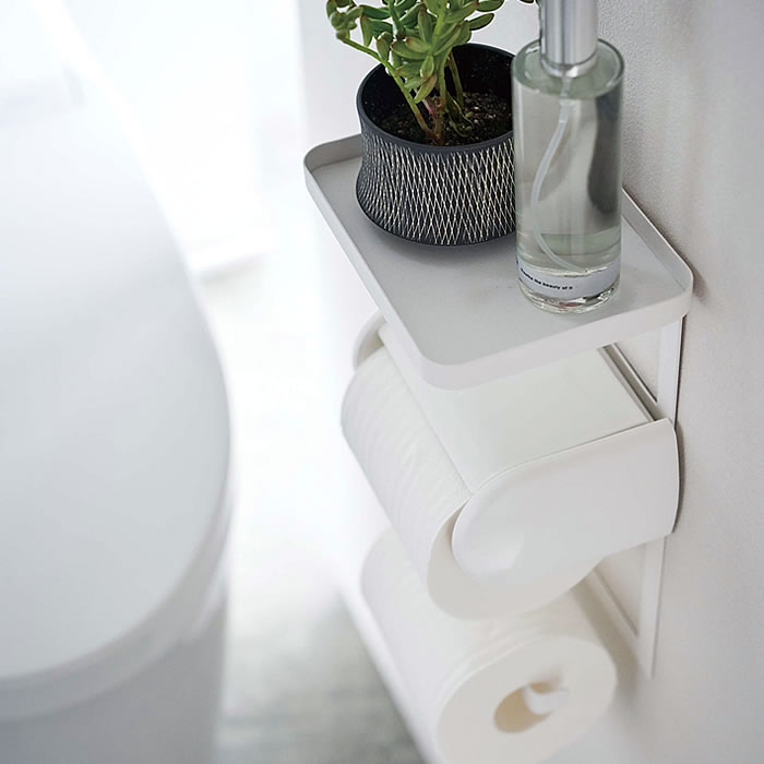 トイレットペーパーホルダー、フロアキャビネット 新品 楽天市場】山崎実業 tower タワー マグネットトイレットペーパー