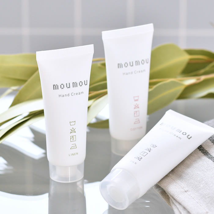 楽天市場 Moumou ムームー ハンドクリーム 30g ハンドクリーム ミニサイズ シアバター ホホバオイル アーモンドオイル おしゃれ 人気 コットン シルク リネン 日本製 天然保湿成分 保湿 べたつかない Carro デザイン雑貨カロ