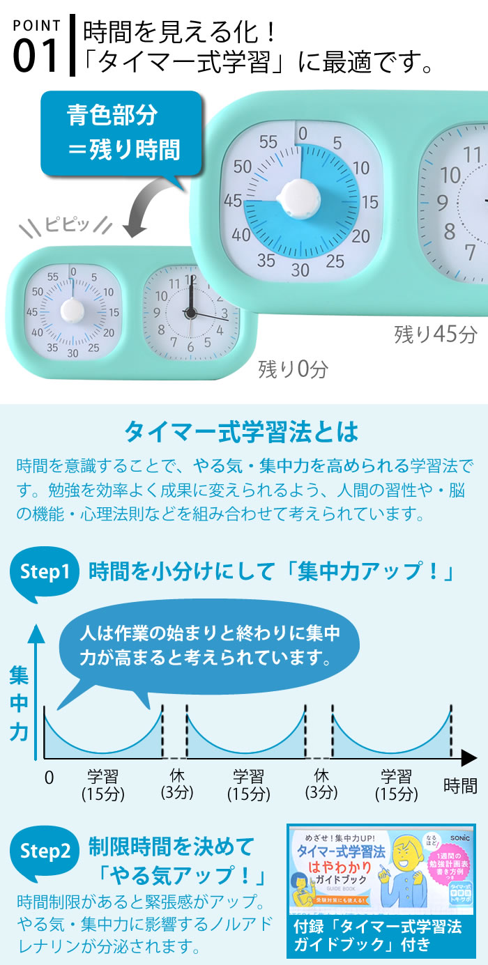 トキ サポ 勉強 時計プラス キッズ 子ども 音量調整 タイマー式学習 かわいい リビング学習 リビガク 知育 時っ感タイマー トキ サポ 勉強 時計プラス キッズ 子ども 音量調整 タイマー式学習 かわいい リビング学習 リビガク 知育 時っ感タイマー