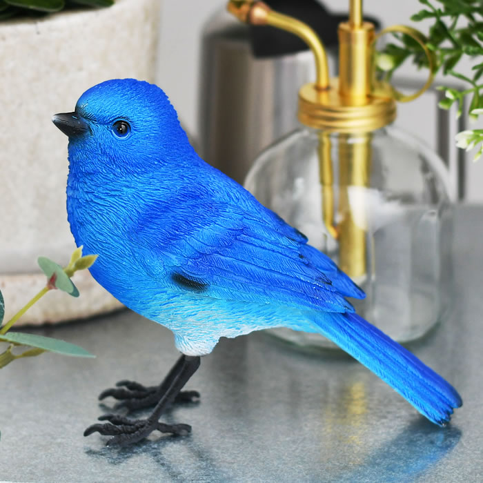 楽天市場】青い鳥 置物 BIRDLE BILL バーディ ビル クリップホルダー