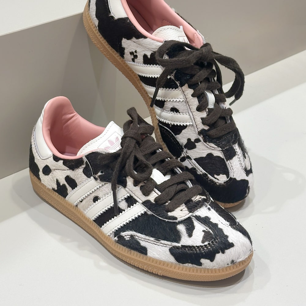 adidas originals [アディダス オリジナルス]サンバ OG / SAMBA OG5A JR1256 ダルメシアンスニーカー / 心地よい / 運動競技 / 流行り / 置き目とり捨てる / ハラコ /