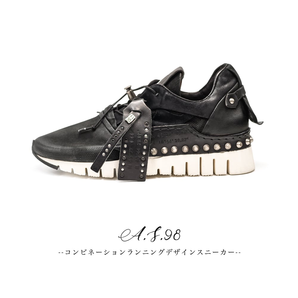 A.S.98 Yami Womens Leather Sneaker