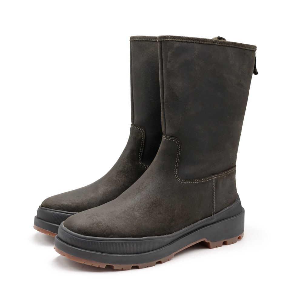 CAMPER [カンペール]Brutus Trek ブルートゥストレック 二分の一ブーツ レディース3A K400649 003 GREEN 緑であること本革 / はたご屋界面 / ミシュランソール / 真っただ中 / モスグリーン /