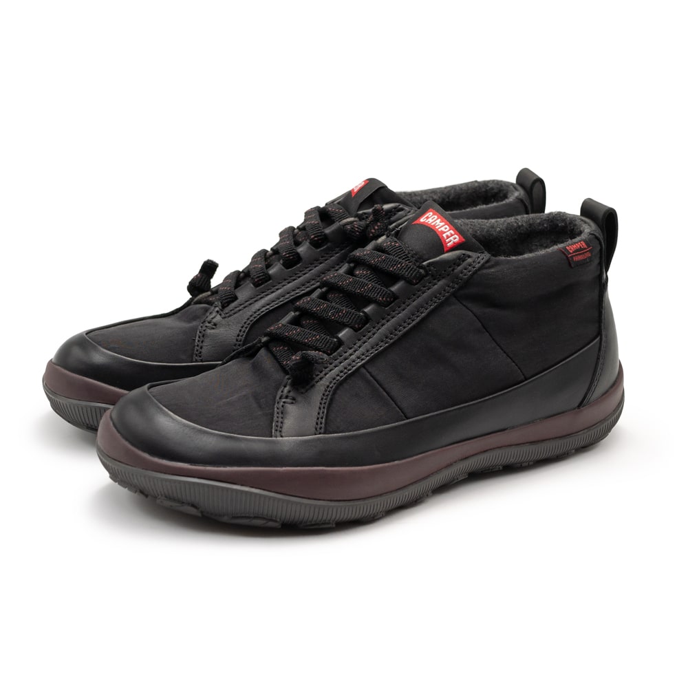 CAMPER [カンペール]PEU PISTA GM ペウピスタ ハイカットシューズ レディース3A K400739 001 BLACK 黒いこと本革 / はたご屋界面 / プリマ屋根裏部屋 / 遊撃手ブーツ / 置き目撥ねのける / スニーカー /