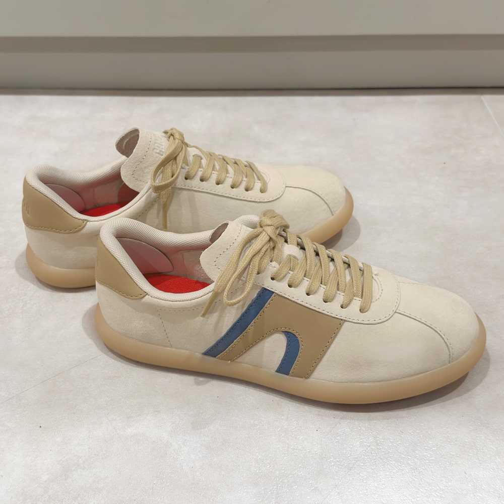 CAMPER [カンペール] ペロータスソイエル カジュアルシューズ レディース 5S k201608 010 WHITE ホワイト ベージュ 本革 / インポート / スニーカー / Pelotas Soller / シンプル / ローカット