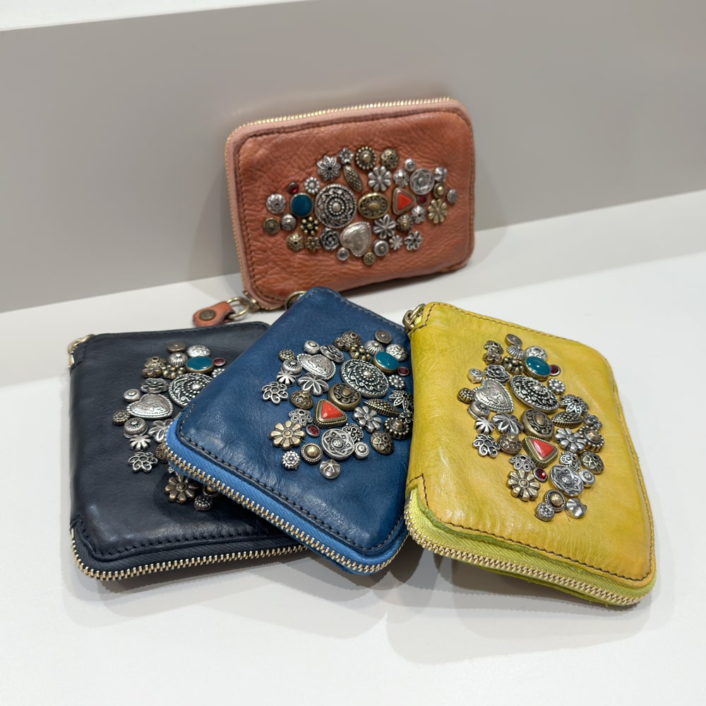 CAMPOMAGGI スタッズミニウォレット カンポマッジ CAMPOMAGGI カンポマッジ /スタッズミニウォレット