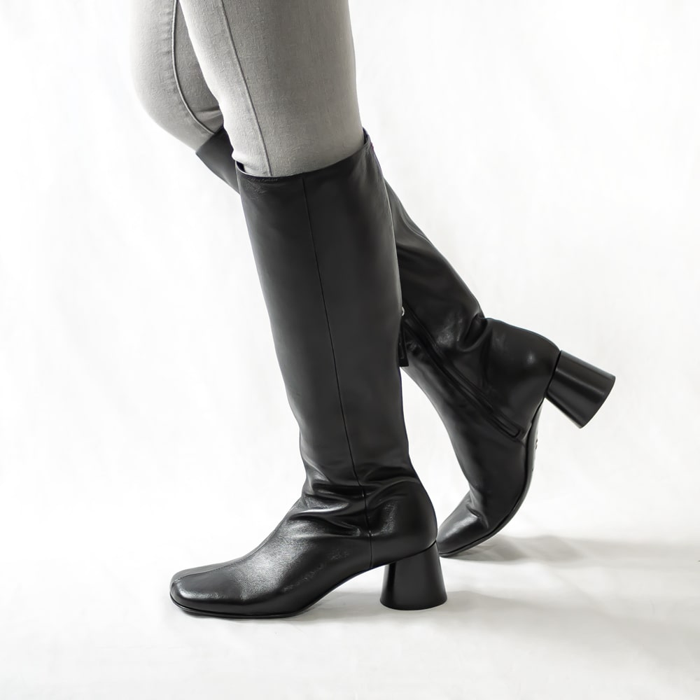 2022発売 HALMANERA ハルマネラ ブーツ シューズ レディース Knee boots Black - 通販 -  edinburghcashmere.co.uk