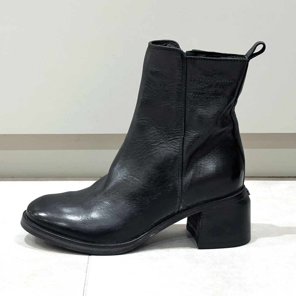 【期間限定30%off】MOMA [モマ]ブーツ4A 72401 NERO ブラックインポート / 本革 / レザー / セレクト / モード / メンズライク / ｜CARROT