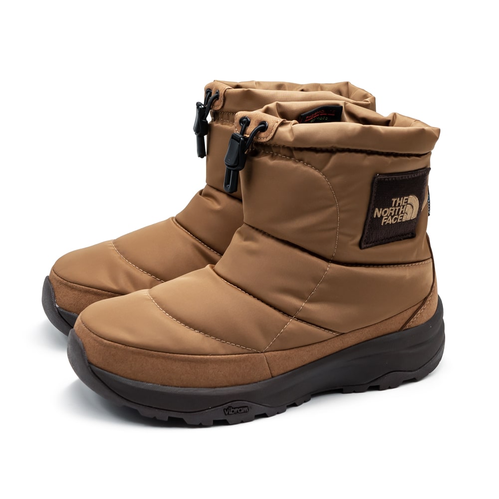 THE NORTH FACE [ノースフェイス]ヌプシ ブーティ ウォータープルーフ ロゴ ショート(ユニセックス) / Nuptse Bootie  WP Logo Short22A NF52280 BK ユーティリティブラウンスノーブーツ / メンズ / スポーティー / カジュアル | 