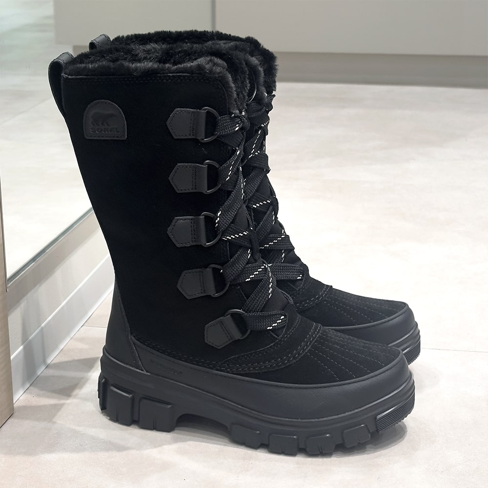 SOREL [ソレル]ティボリ5 トールウォータープルーフ5A Tivoli V TALL WP / NL5114 010 BLACK ブラックスノーブーツ / 雪 / 心地好い / 音の大きさ / 定番 / ロング / 防寒 /