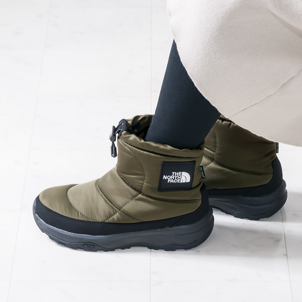 楽天市場 The North Face ノースフェイス ヌプシ ブーティー ウォータープルーフ ロゴ ショート ユニセックス a Nf576 Fg フィアグリーンnuptse Bootie Wp Logo Shortスノーブーツ 雪 カジュアル Carrot