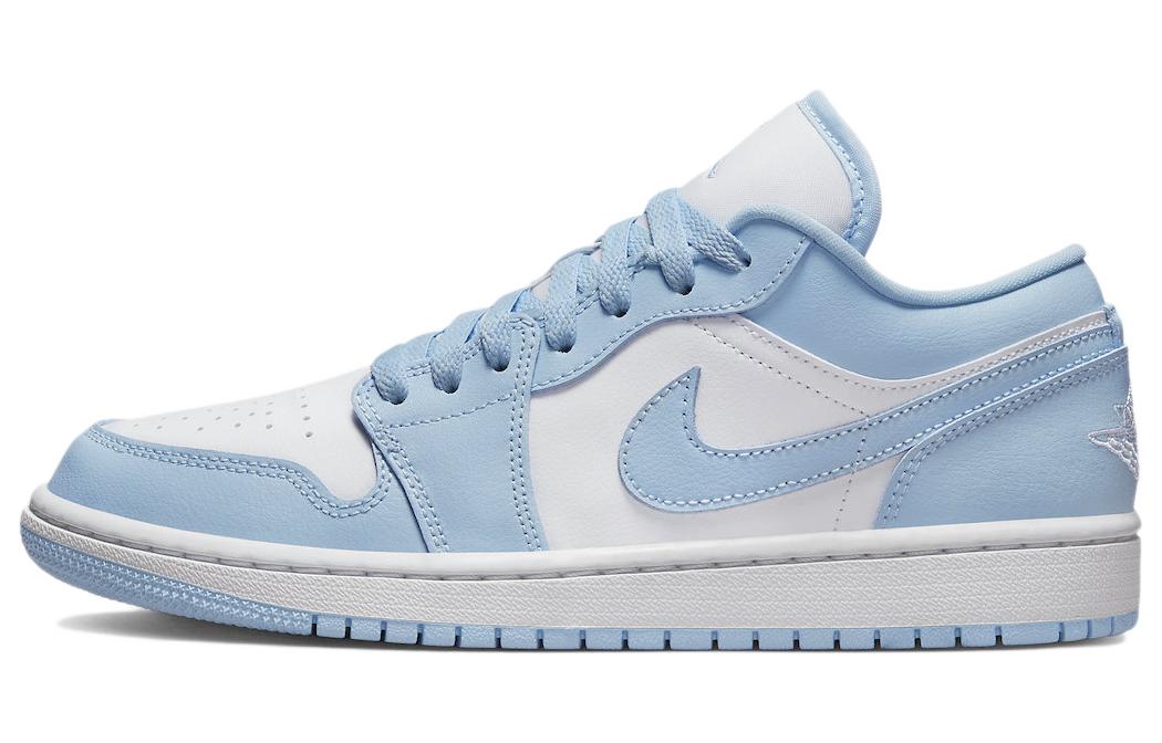 【新品・置き目品・貨物輸送無料】Jordan 1 Low White Ice Blue DC0774-141 スニーカー レディース 国内送りとどける