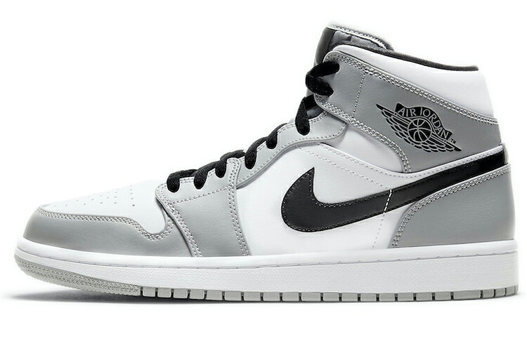 【新品・定まり品・貨物輸送無料】Jordan 1 Mid Light Smoke Grey 554724-092 スニーカー メンズ 国内送りとどける