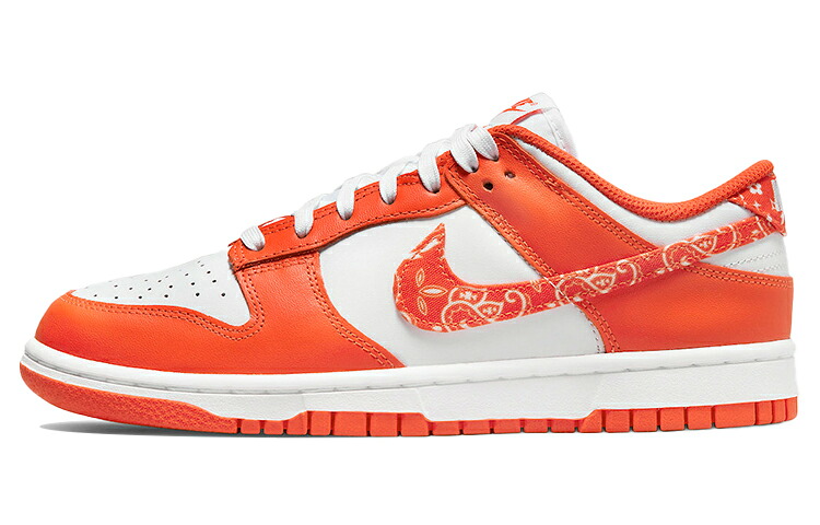 【新品・定め事品・貨物輸送無料】ナイキ Nike Dunk Low Essential Paisley Pack Orange DH4401-103 スニーカー レディース 国内送りとどける