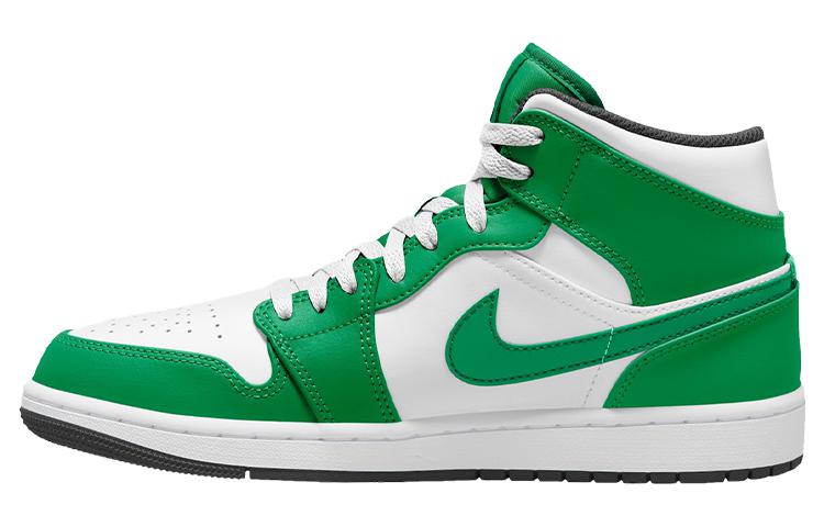 【新品・置き目品・貨物輸送無料】Jordan 1 Mid Lucky Green DQ8426-301 スニーカー メンズ 国内送りとどける