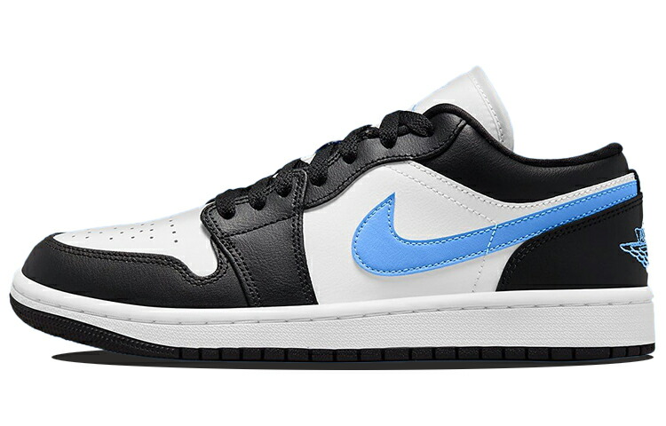 【新品・置き目品・貨物輸送無料】Jordan 1 Low Black University Blue White DC0774-041 スニーカー レディース 国内送りとどける