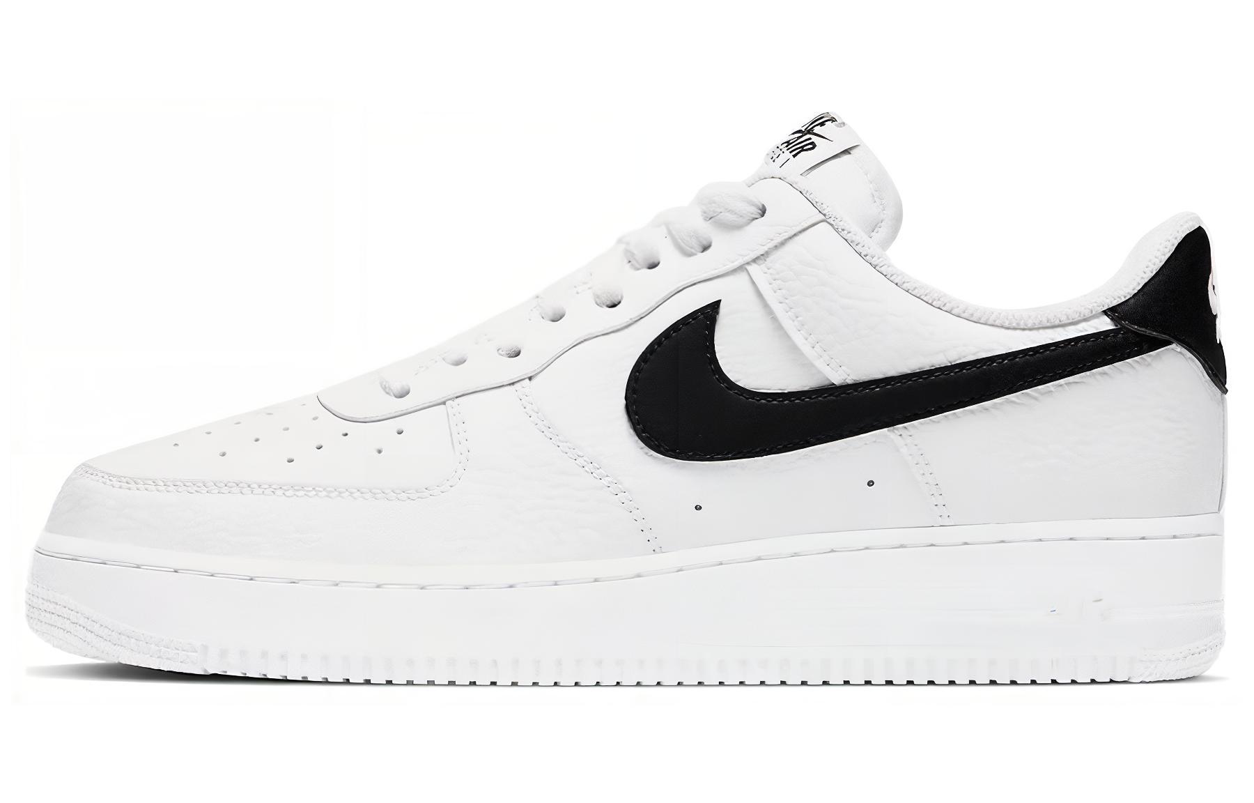 【新品・定まり品・貨物輸送無料】ナイキ Nike Air Force 1 Low \u002707 White Black Pebbled Leather CT2302-100 スニーカー メンズ 国内送りとどける