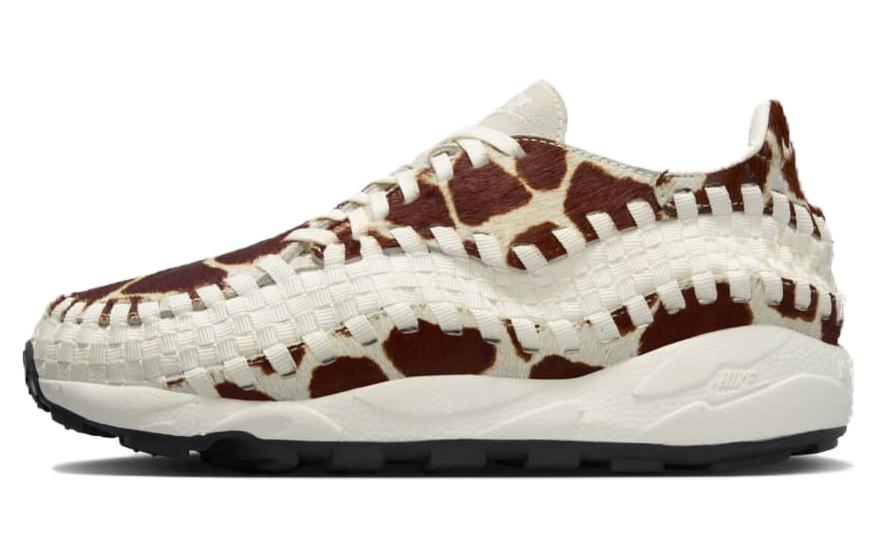 【新品・定め事品・貨物輸送無料】ナイキ Nike Air Footscape Woven Cow Print FB1959-100 スニーカー レディース 国内送りとどける