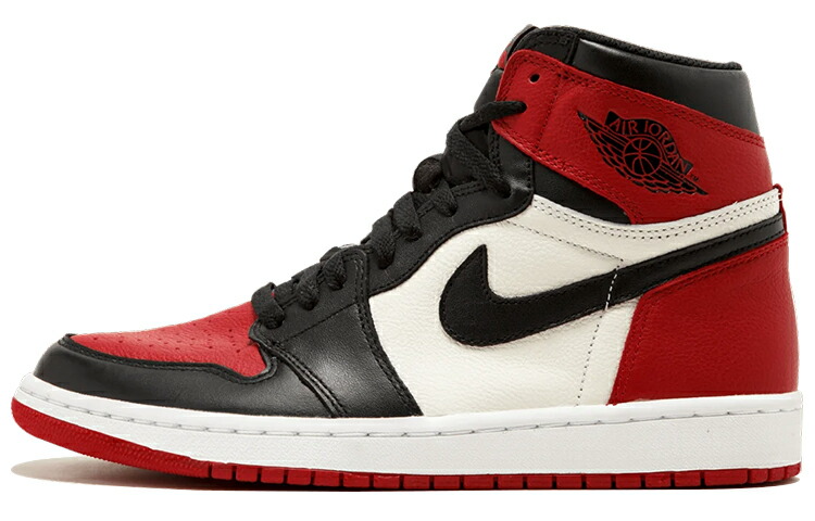 【新品・置き目品・貨物輸送無料】Jordan 1 Retro High Bred Toe 555088-610 スニーカー メンズ 国内送りとどける