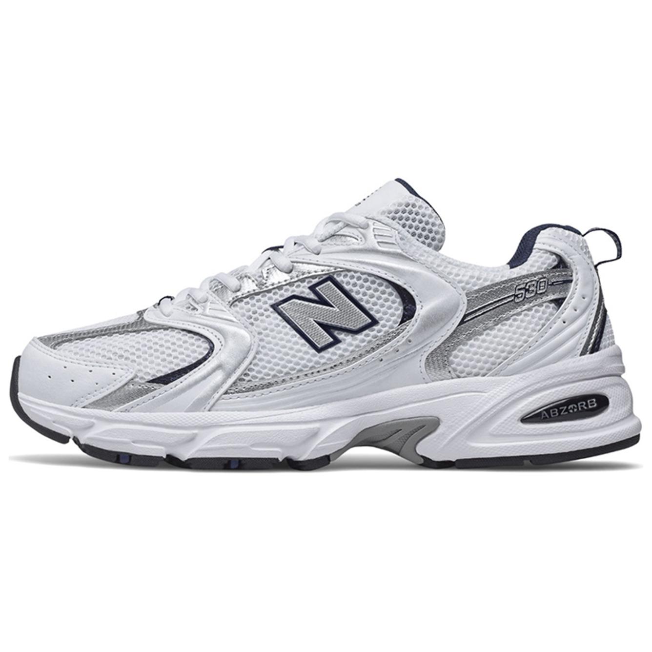 【新品・定め事品・貨物輸送無料】ニュー平衡にする New Balance 530 White Silver Navy MR530SG スニーカー メンズ 国内送りとどける
