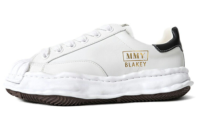【新品・定め事品・貨物輸送無料】Maison Mihara Yasuhiro Blakey OG Sole Leather Low Black A06FW702白 スニーカー メンズ 国内送りとどける