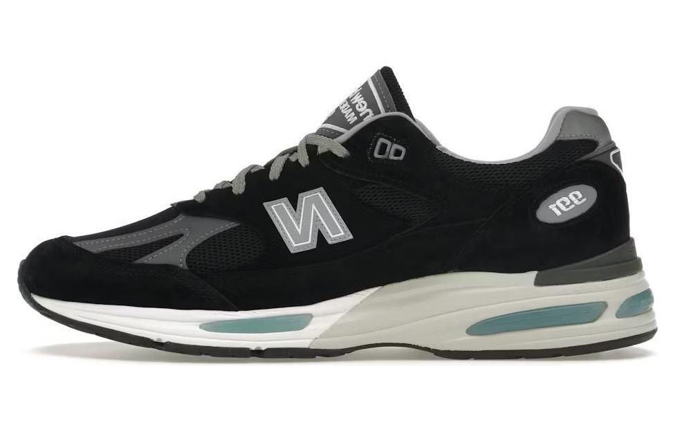 【新品・定め事品・貨物輸送無料】ニュー平衡にする New Balance 991v2 MiUK Black Grey U991BK2 スニーカー メンズ 国内送りとどける