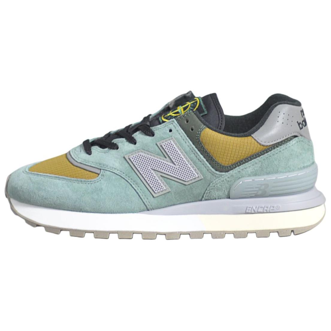 【新品・定め事品・貨物輸送無料】ニュー平衡にする New Balance 574 Legacy Stone Island Light Green U574LGTN スニーカー メンズ 国内送りとどける