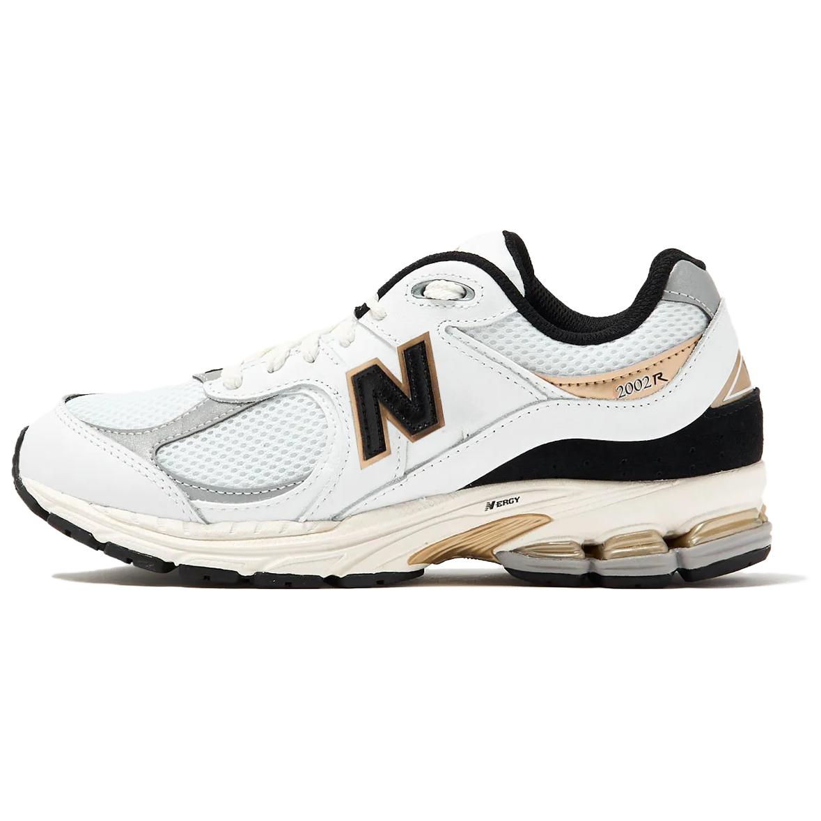 【新品・定め事品・貨物輸送無料】ニュー平衡にする New Balance 2002R White Black Gold Metallic M2002RPN スニーカー メンズ 国内送りとどける