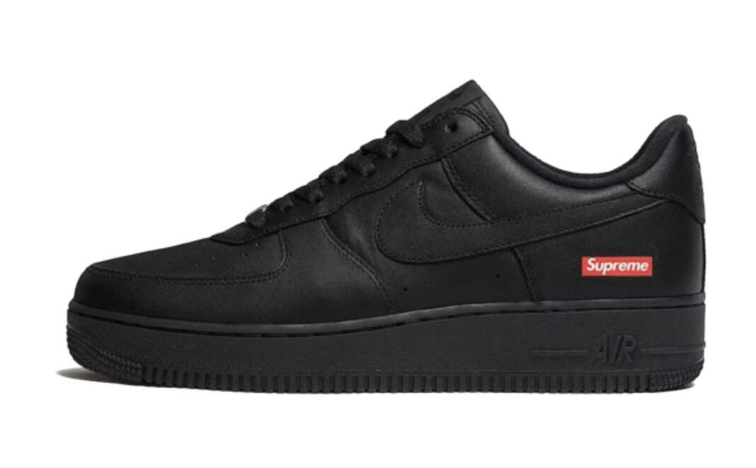 【新品・定め事品・貨物輸送無料】ナイキ Nike Air Force 1 Low Supreme Black CU9225-001 スニーカー メンズ 国内送りとどける