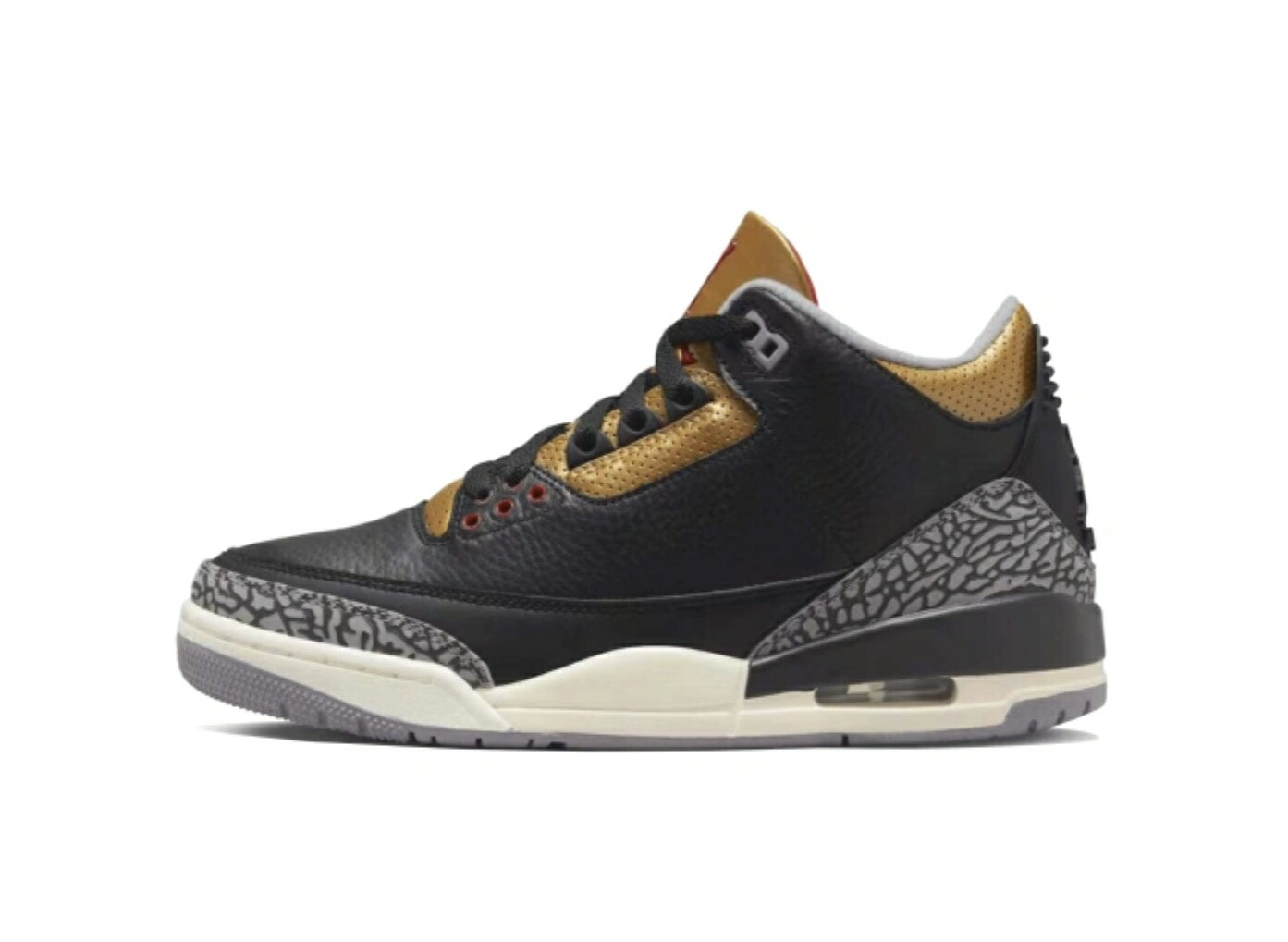 【新品・定め事品・貨物輸送無料】Jordan 3 Retro Black Cement Gold CK9246-067 スニーカー レディース 国内送りとどける