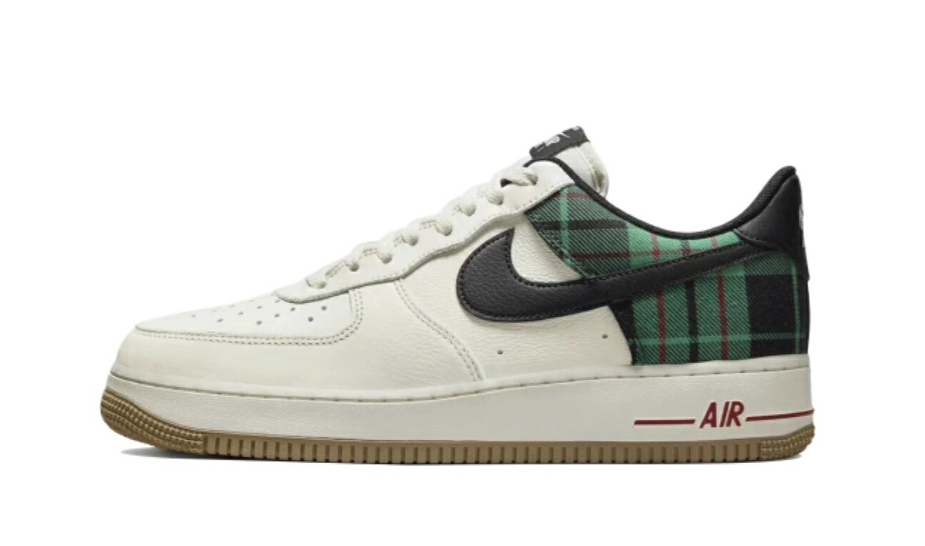 ナイキ Nike Air Force 1 Low '07 LX Plaid Pale Ivory Stadium Green DV0791-100 スニーカー メンズ 国内発送|CARRYME 店