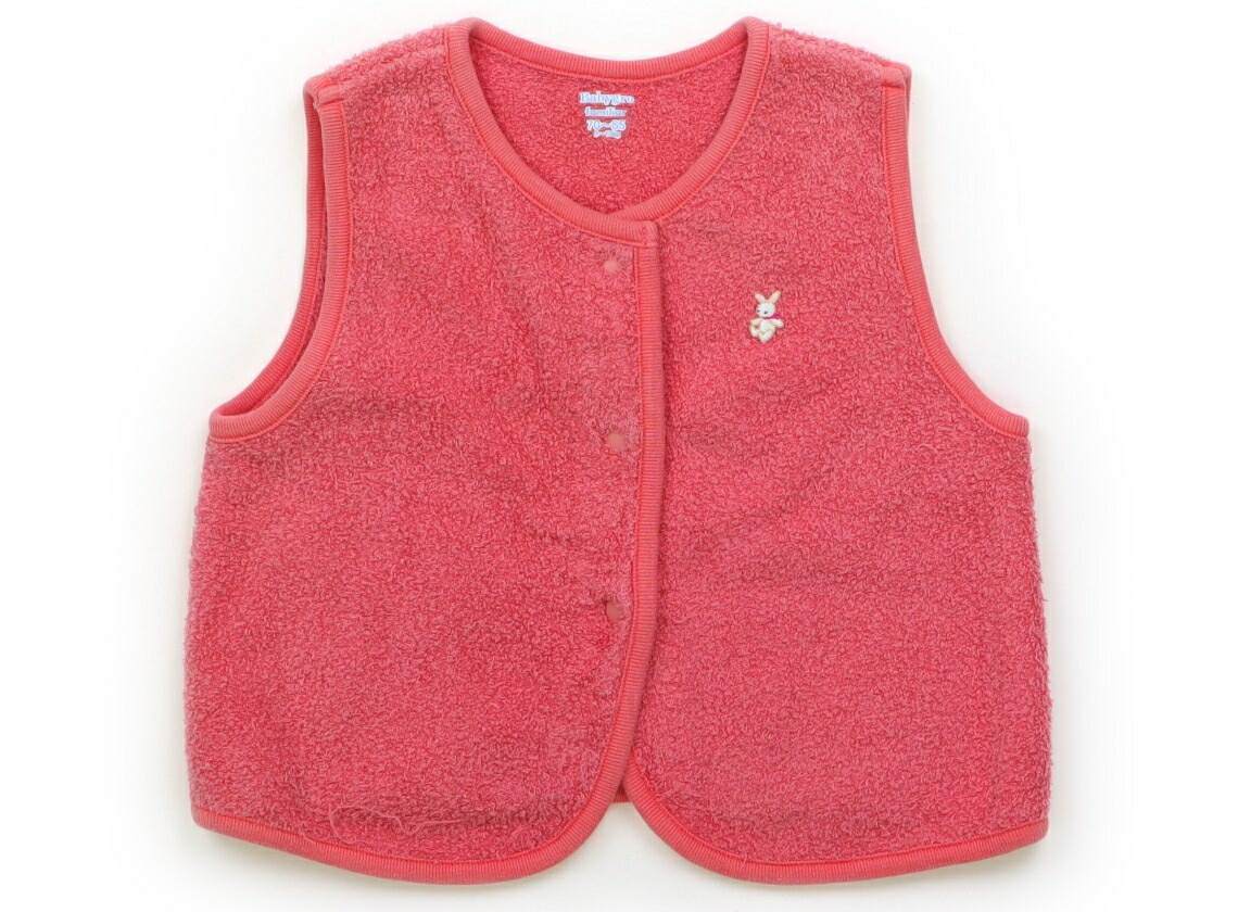 楽天市場】ファミリア familiar ベビーベスト 60 女の子 ピンク 子供服