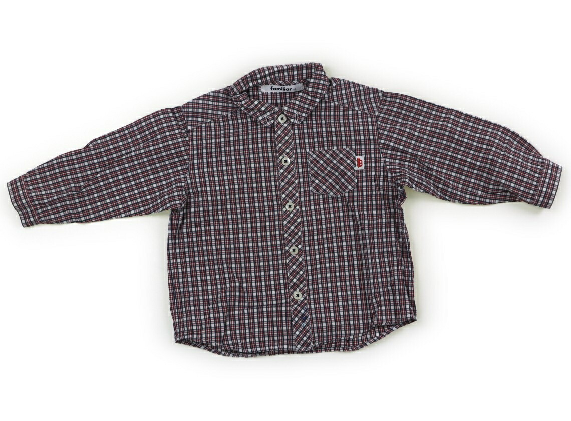 ⭐︎新品未使用！familiar チェック柄 コットンシャツ 140㎝⭐︎ ⭐︎新品未使用！familiar チェック柄 コットンシャツ 140㎝⭐︎ 楽天